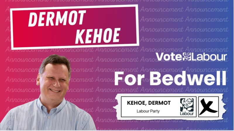 Dermot Kehoe annoucement image